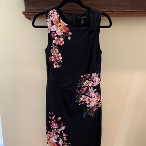 WHBM Asymmetrical Floral Dress